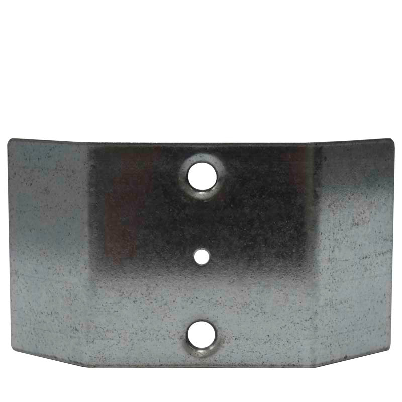 Seed box center foot hit plate