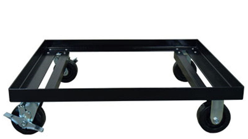 Fixed and ridgid casters bulk container dolly