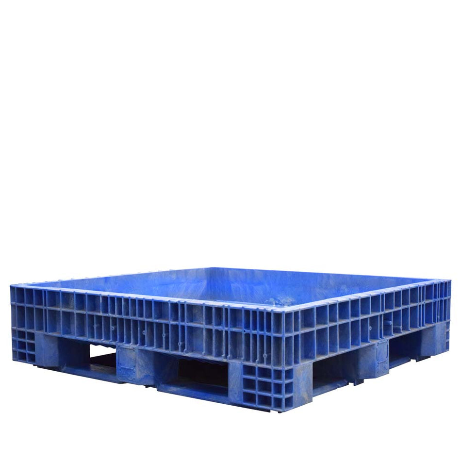 45x48x12 Blue Fixed Wall Bulk Container