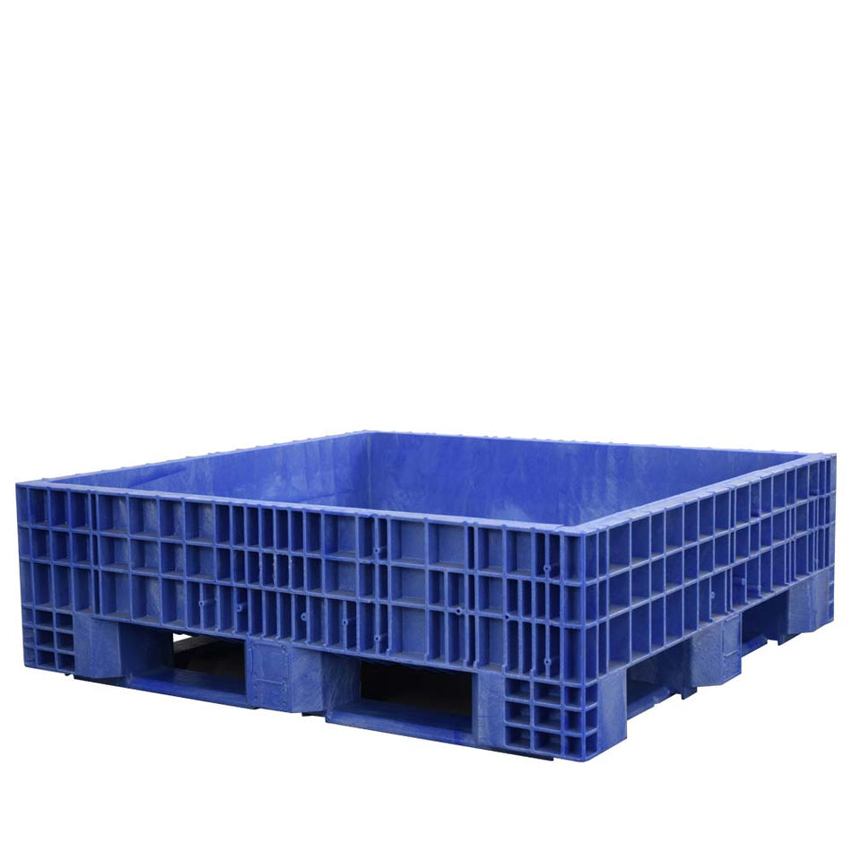 45x48x15 Blue Fixed Wall Bulk Container 