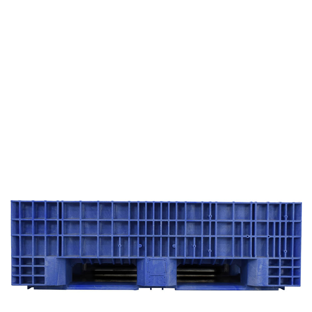 45x48x15 Blue Fixed Wall Bulk Container front view