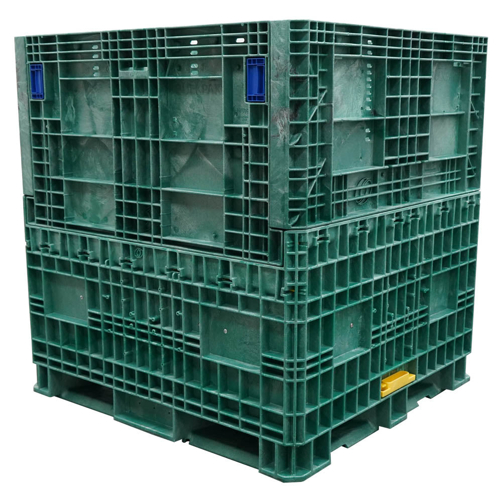 45" x 48" x 50" Hopper Bottom slide gate in