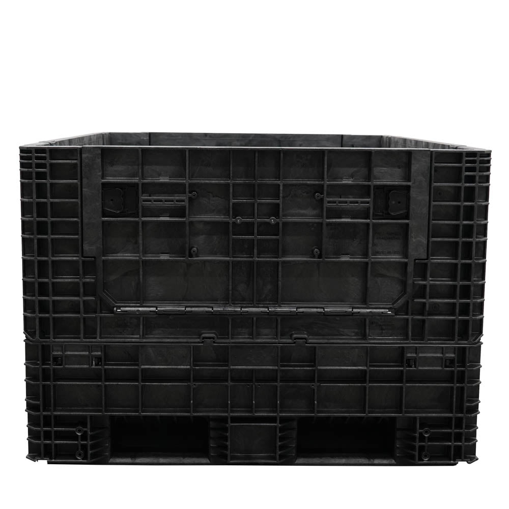 65" x 48" x 34" Extended-Length Collapsible Bulk Container side view