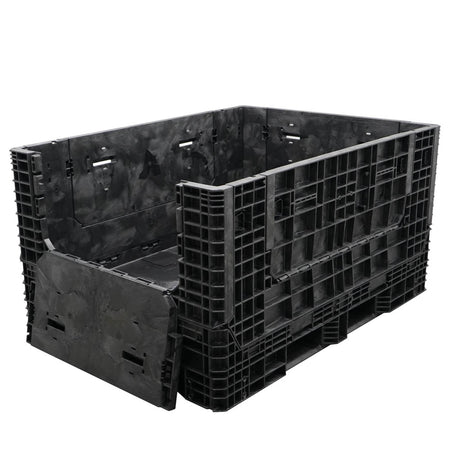 65" x 48" x 34" Extended-Length Collapsible Bulk Container one door