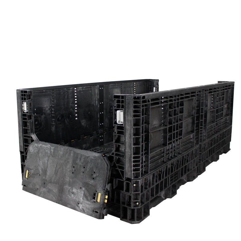 90" x 48" x 34" Extended-Length Collapsible Bulk Container two doors down