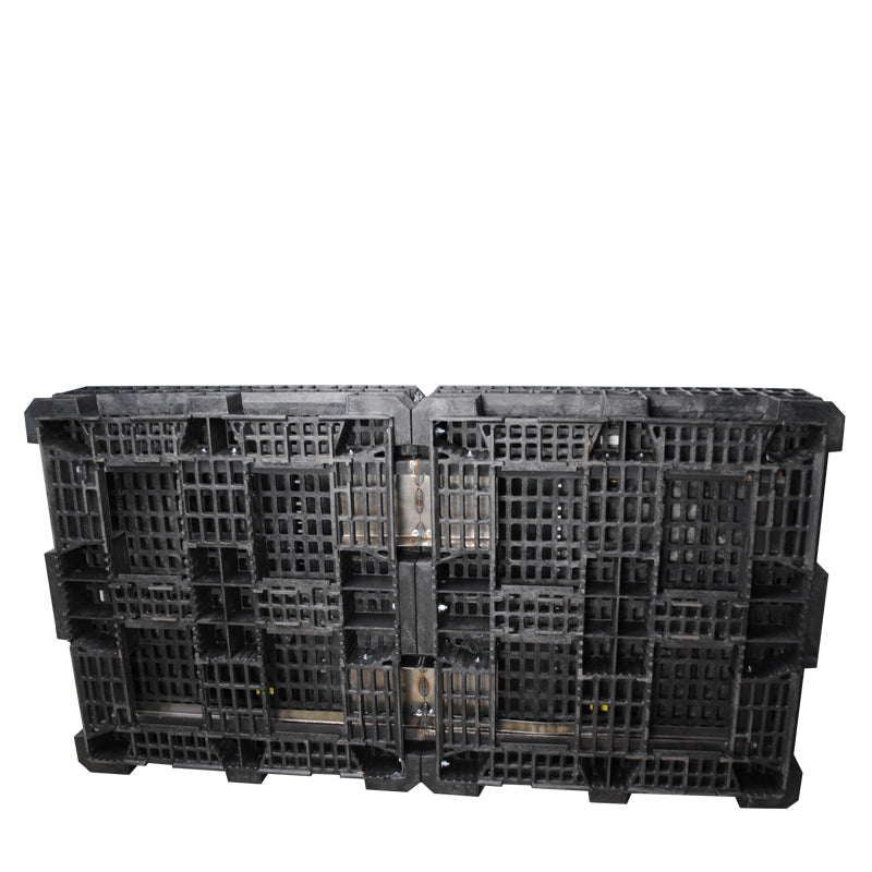 90" x 48" x 34" Extended-Length Collapsible Bulk Container bottom view