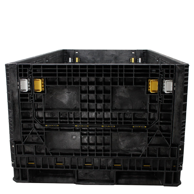90" x 48" x 34" Extended-Length Collapsible Bulk Container front view