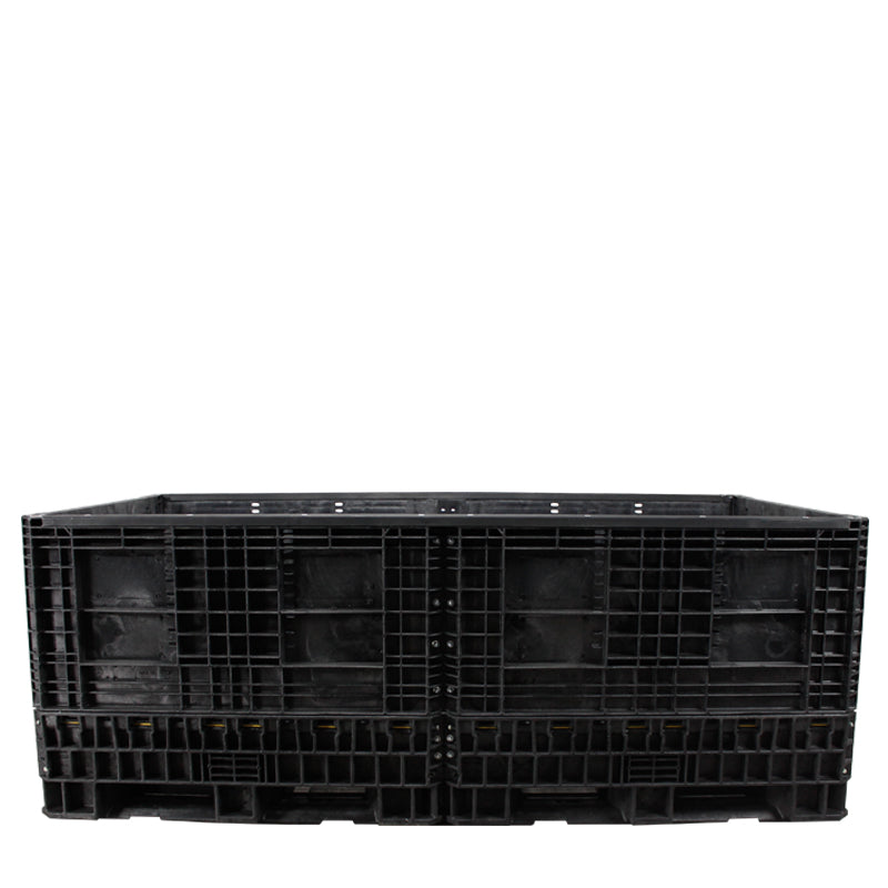 90" x 48" x 34" Extended-Length Collapsible Bulk Container side view