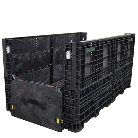 90" x 48" x 42" Extended-Length Collapsible Bulk Container two doors down
