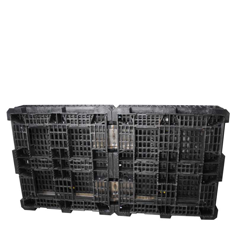 90" x 48" x 42" Extended-Length Collapsible Bulk Container bottom view