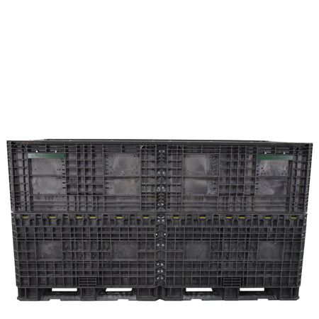 90" x 48" x 50" Extended-Length Collapsible Bulk Container side view