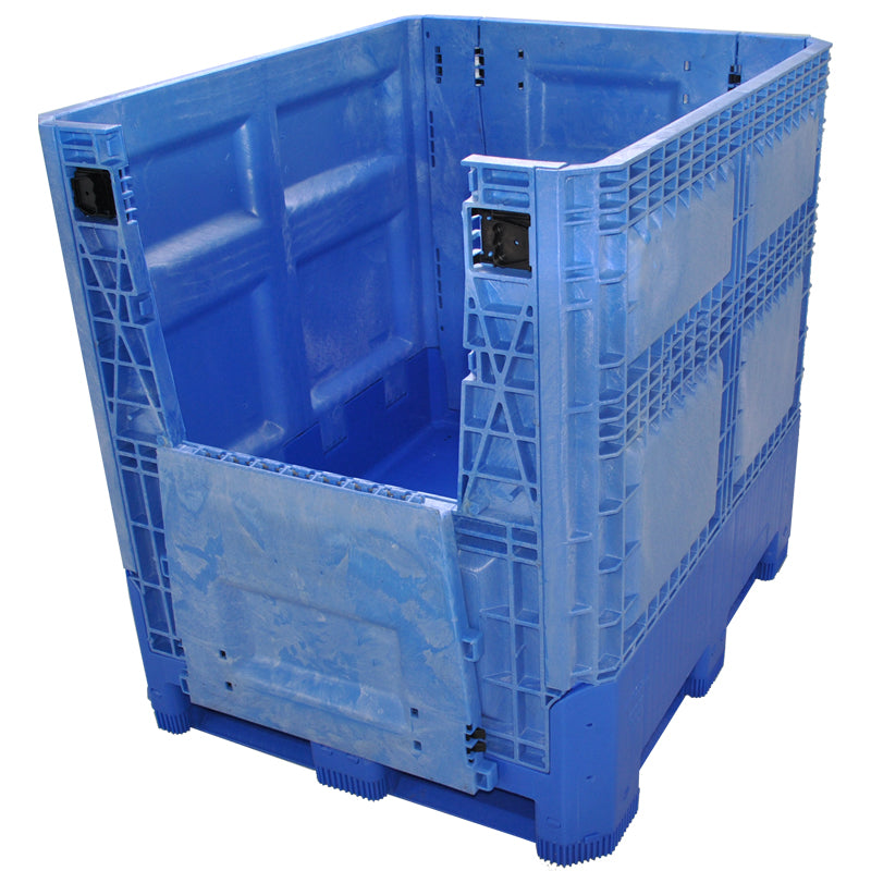 40" x 48" x 46" Medium-Duty Collapsible Bulk Container One Door Down