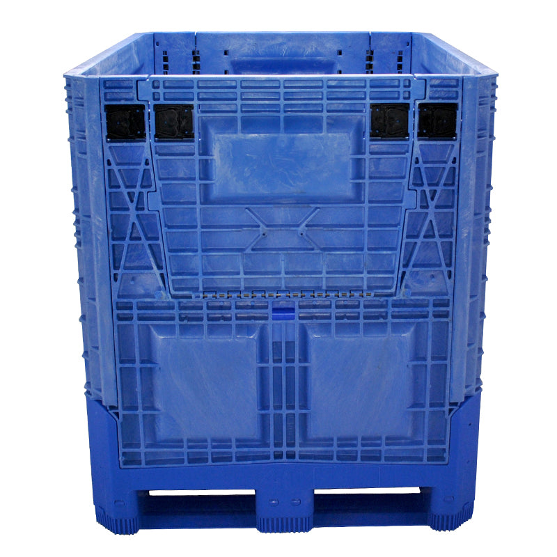 40" x 48" x 46" Medium-Duty Collapsible Bulk Container Front View