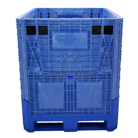 40" x 48" x 46" Medium-Duty Collapsible Bulk Container Front View