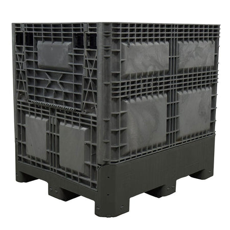 40" x 48" x 46" Medium-Duty Collapsible Bulk Container Grey main view