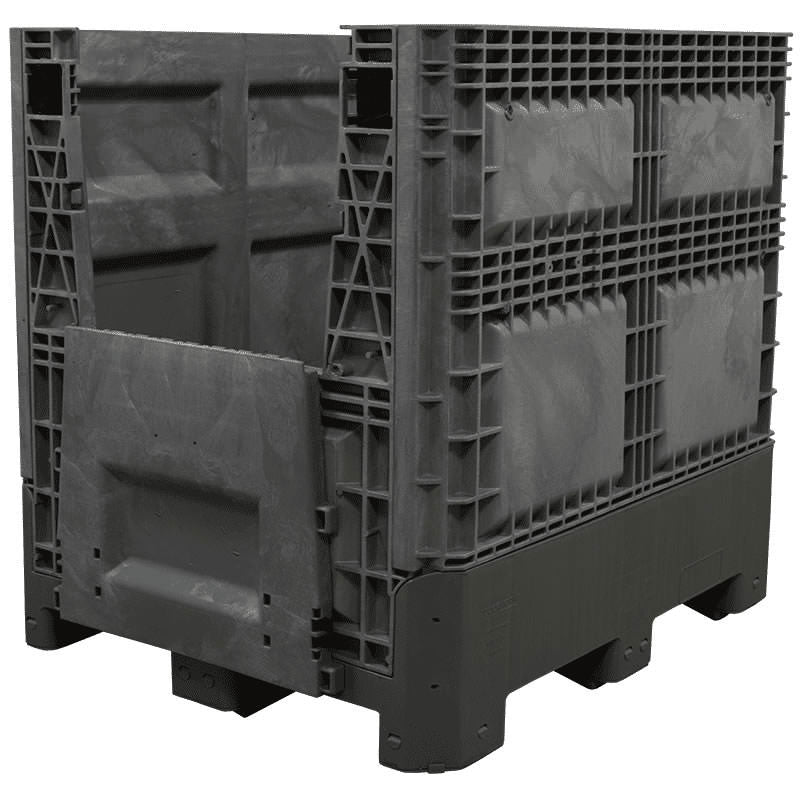 40" x 48" x 46" Medium-Duty Collapsible Bulk Container one door down