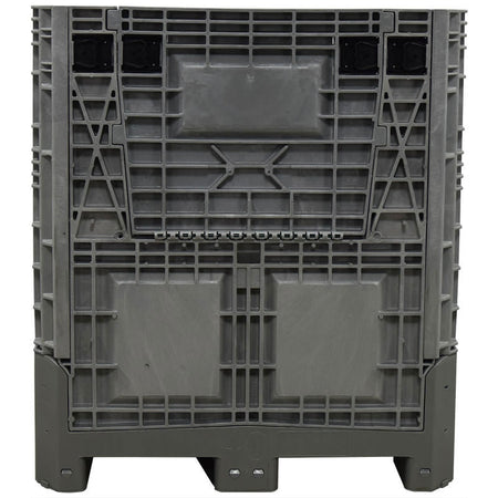 40" x 48" x 46" Medium-Duty Collapsible Bulk Container Front View