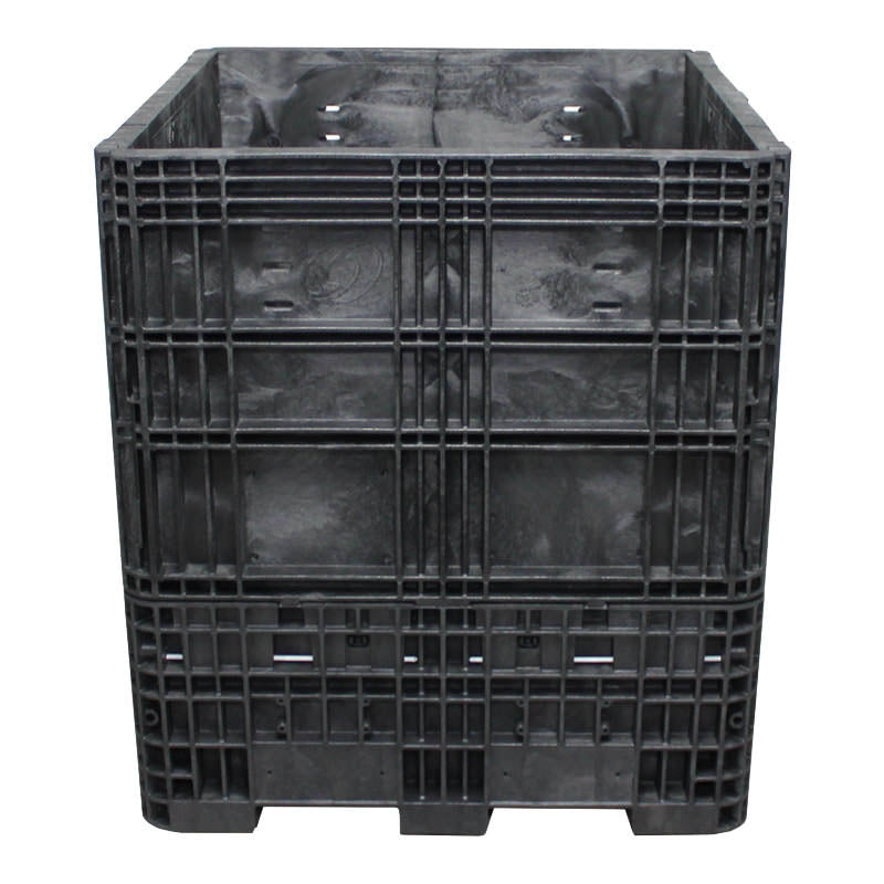 30x32x34 collapsible bulk container side view