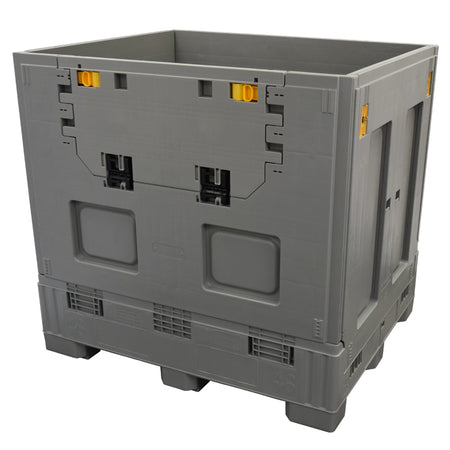40" x 48" x 46" Plastic Gaylord with drop door
