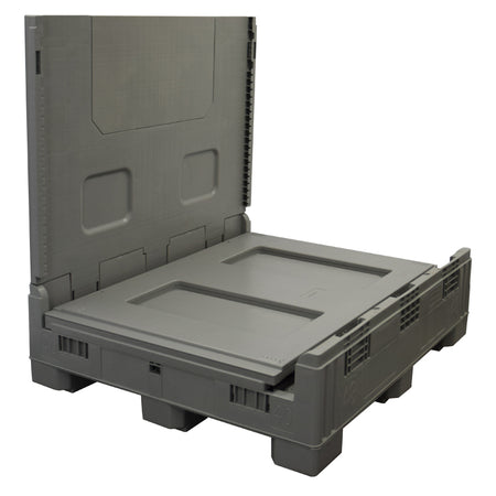 40x48x46 plastic gaylord three walls down