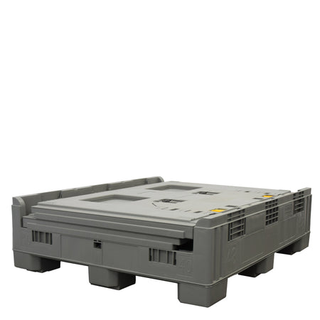 40x48x46 plastic gaylord fully collapsed