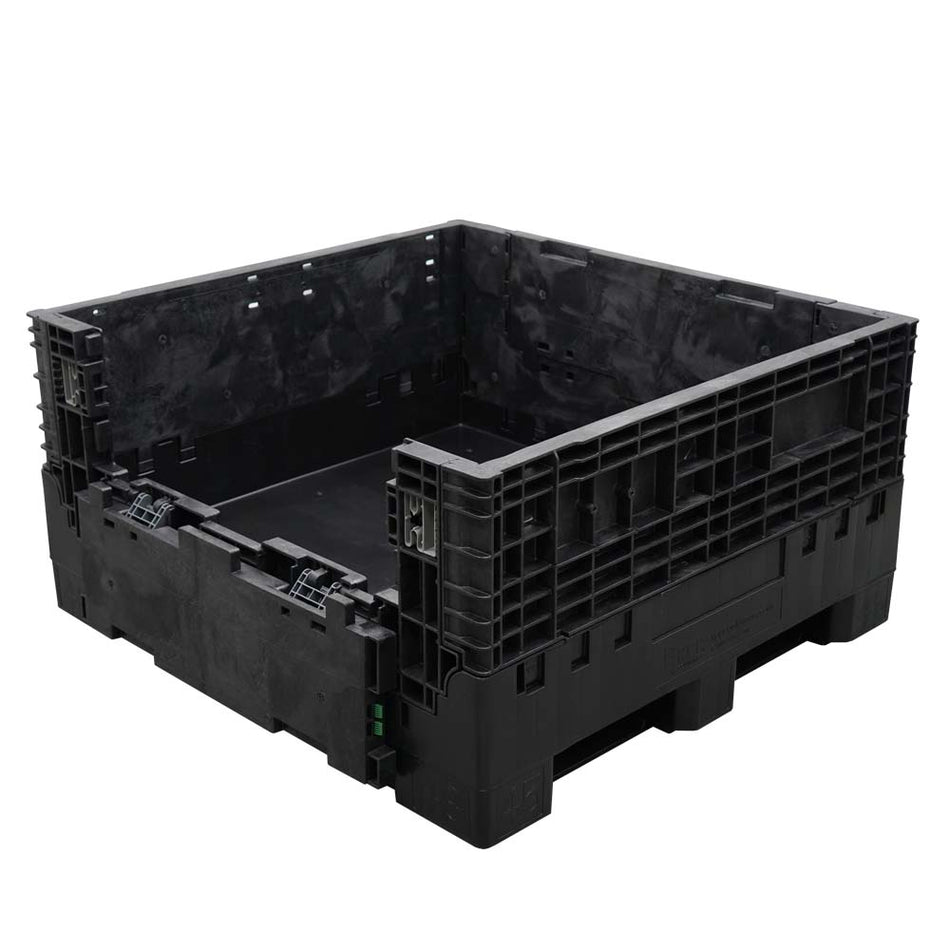 45" x 48" x 25" bulk container one drop door down