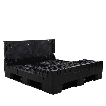 45" x 48" x 25" bulk container three walls down