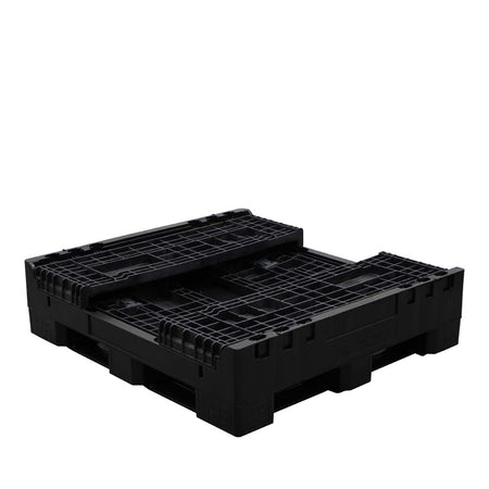 45" x 48" x 25" bulk container fully collapsed
