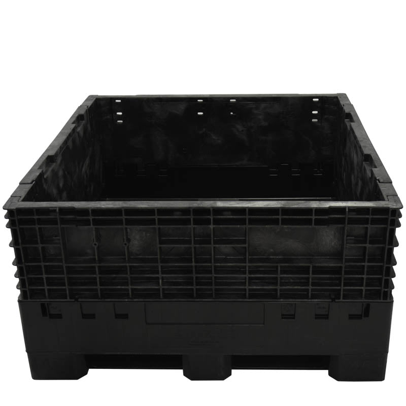 45" x 48" x 25" bulk container side view
