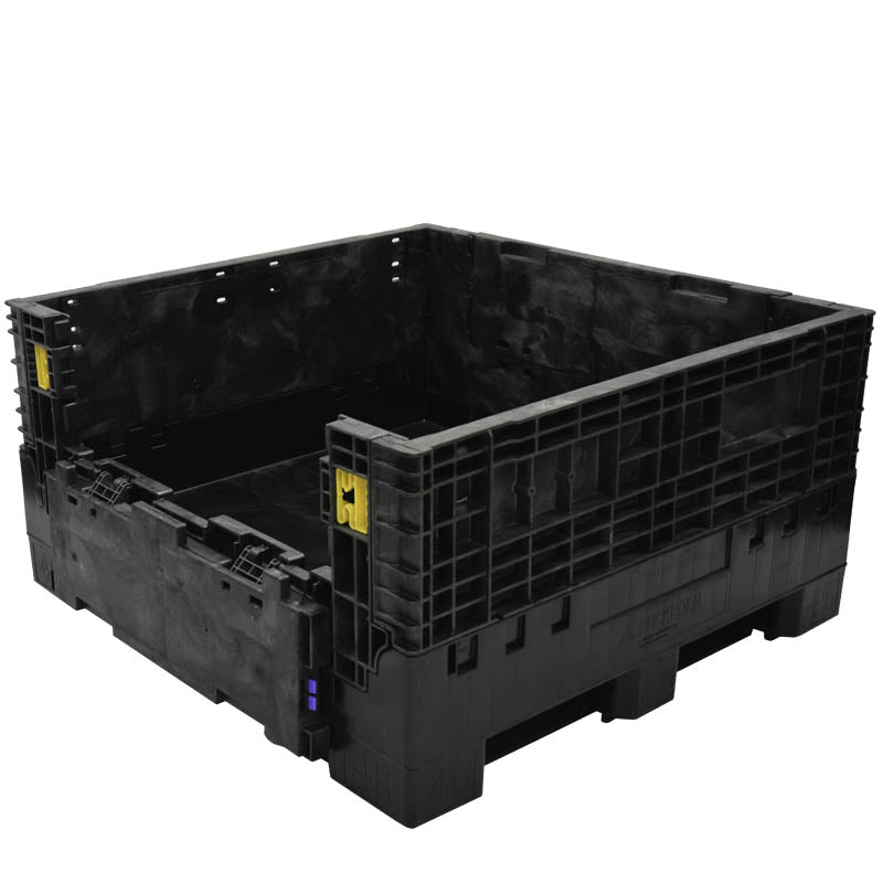 45" x 48" x 25" bulk container one drop door down
