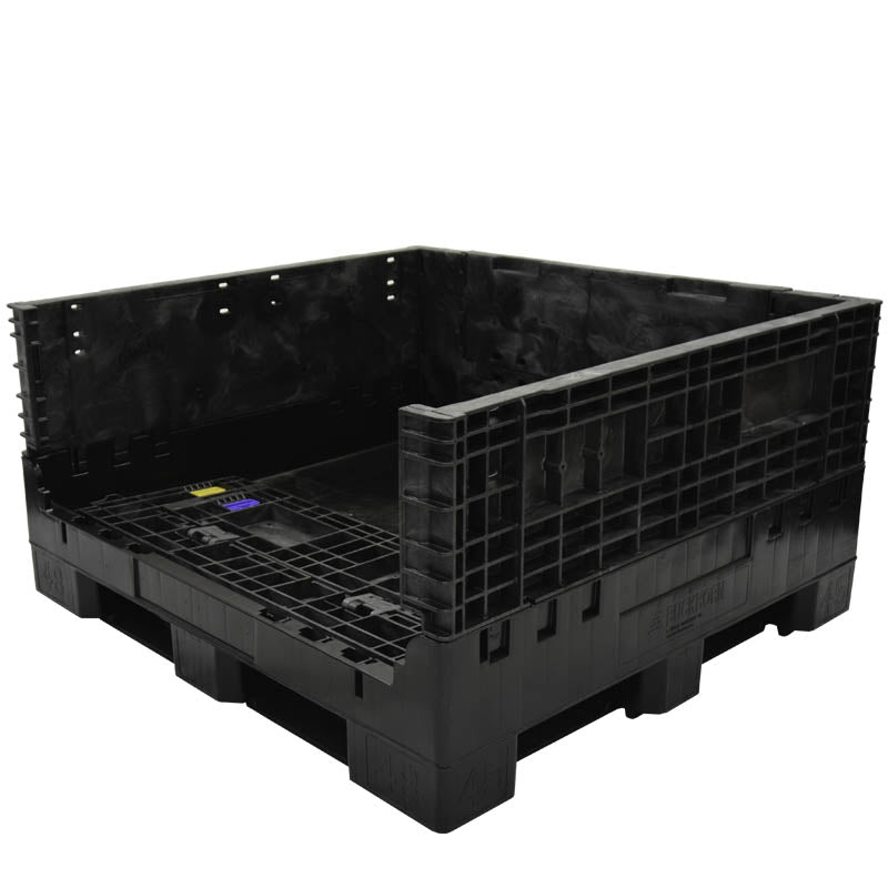 45" x 48" x 25" bulk container one wall down