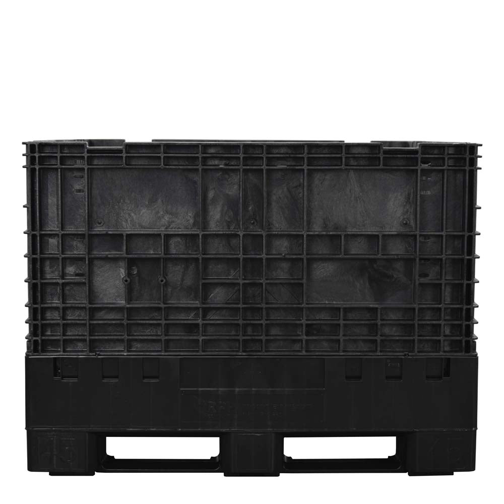 45x48x34 solid floor bulk container side view