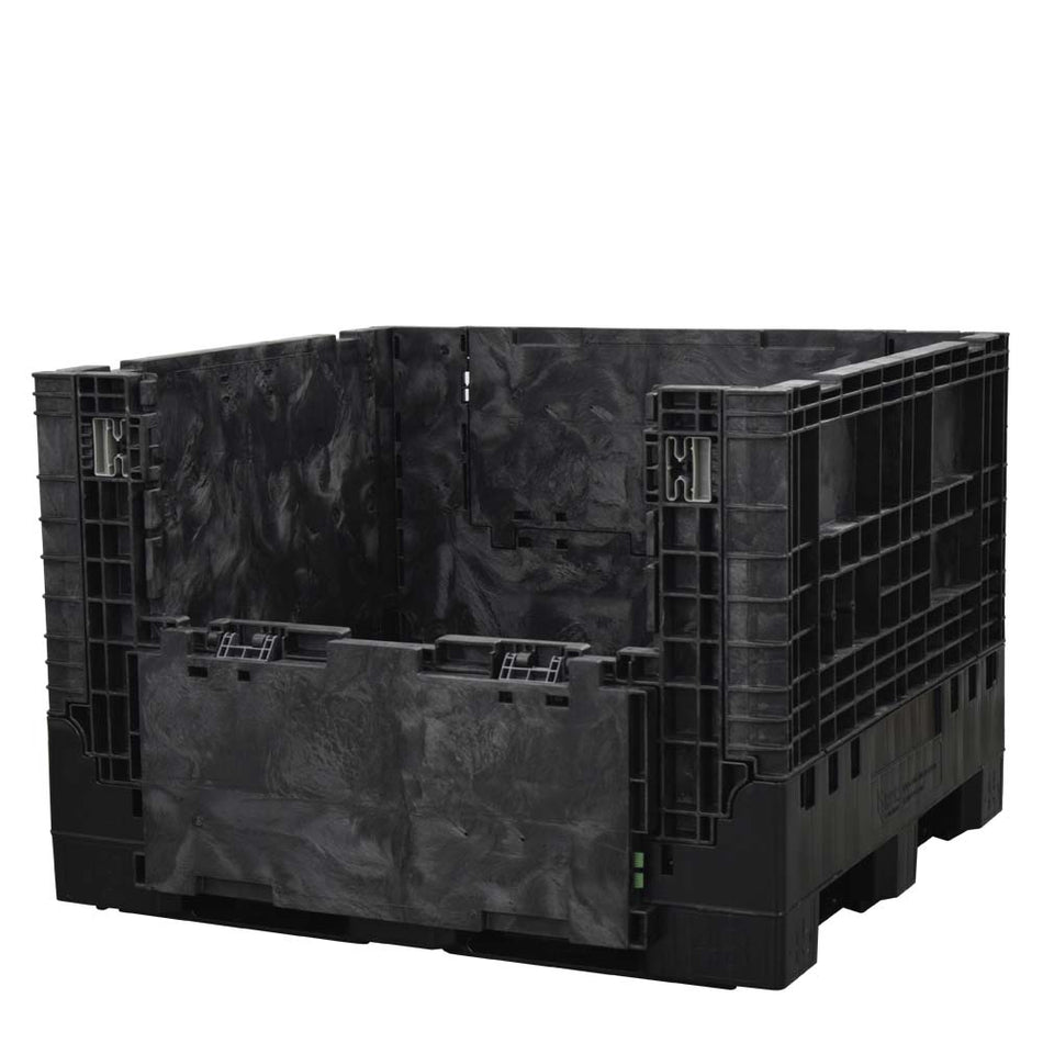 45x48x34 solid floor bulk container one door down