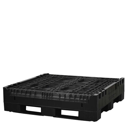 45x48x34 solid floor bulk container fully collapsed