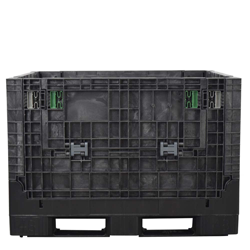 45x48x34 solid floor bulk container front view