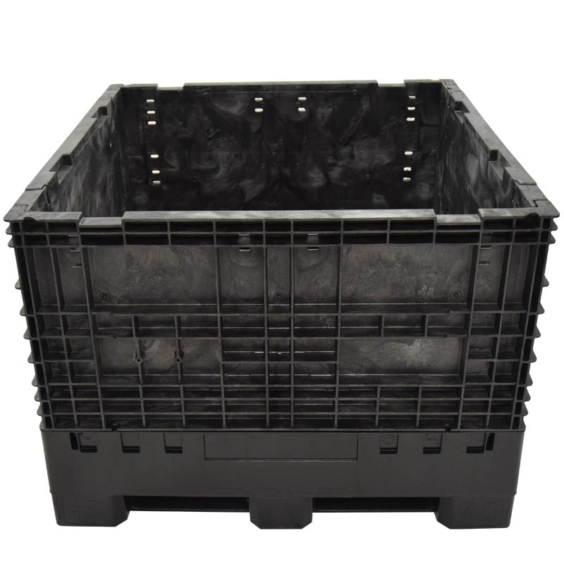 45" x 48" x 34" Extra-Duty Collapsible Bulk Container side view