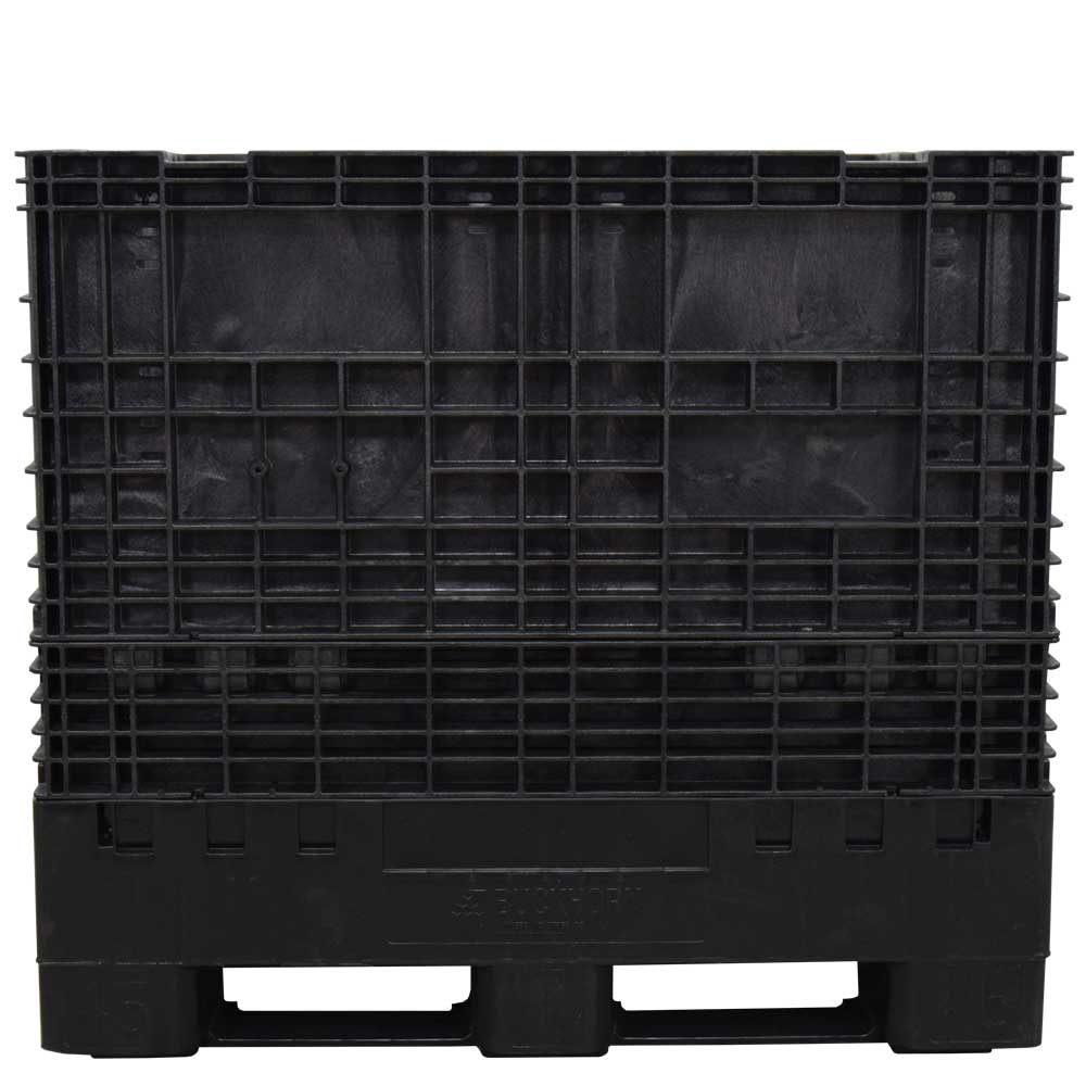 45" x 48" x 41" Solid Floor Collapsible Bulk Container side view
