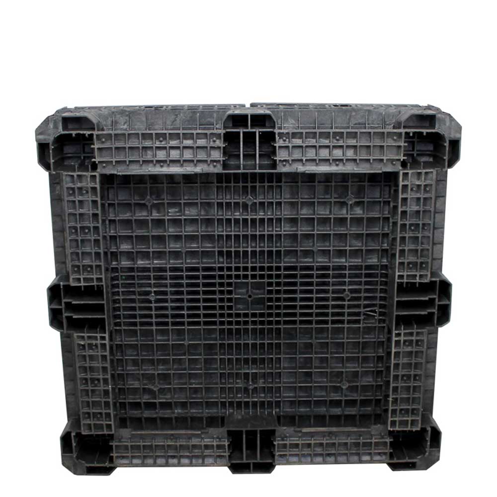 45" x 48" x 41" Solid Floor Collapsible Bulk Container bottom view