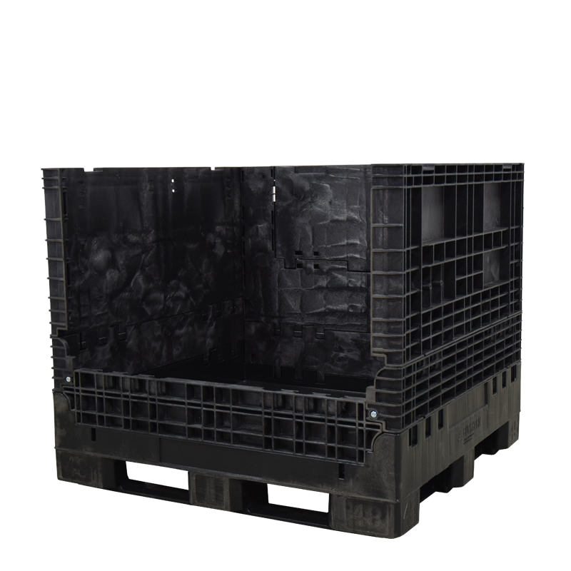 45" x 48" x 41" Collapsible Bulk Container one wall down