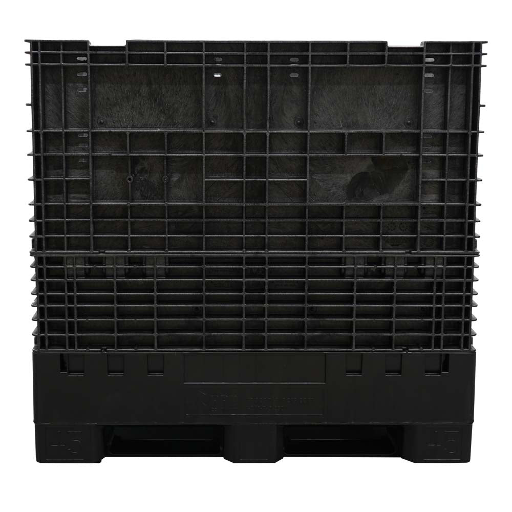 45x48x44 solid floor bulk container side view