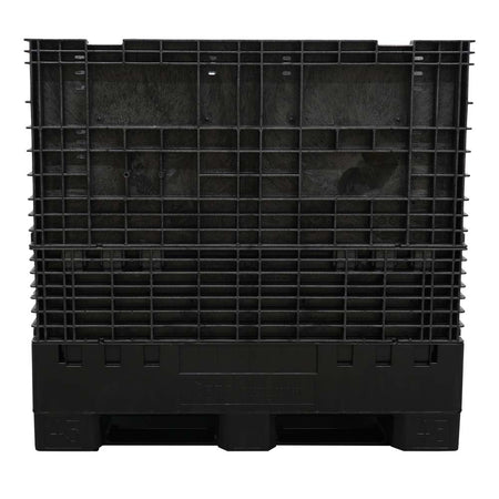 45x48x44 solid floor bulk container side view