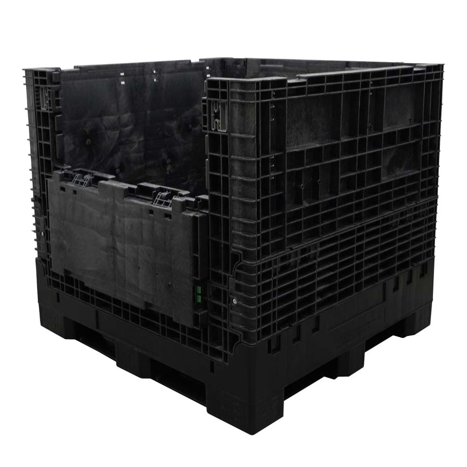 45x48x44 solid floor bulk container one door down