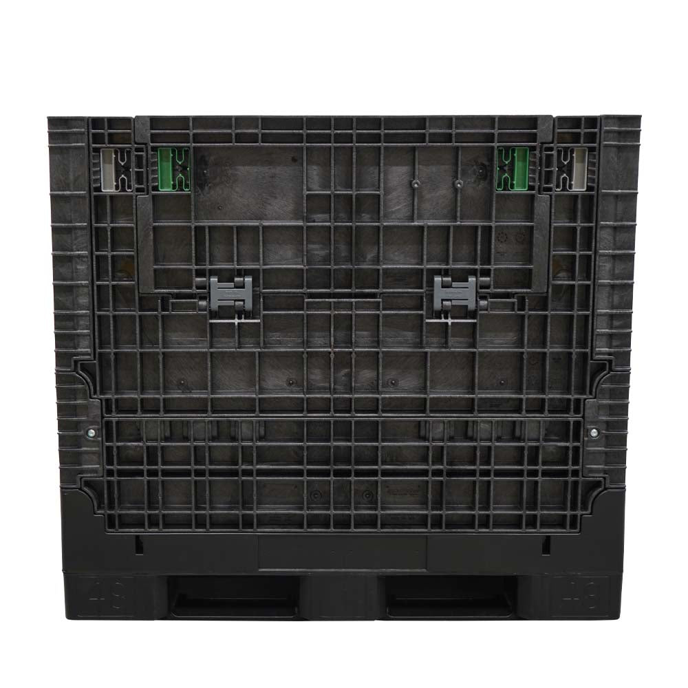 45x48x44 solid floor bulk container front view