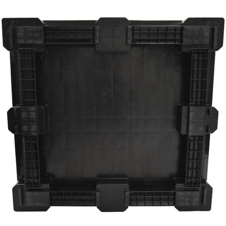 45x48x44 solid floor bulk container bottom view