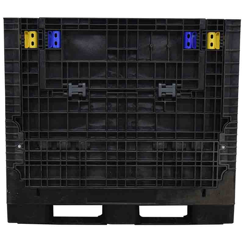 45x48x44 solid floor bulk container front view