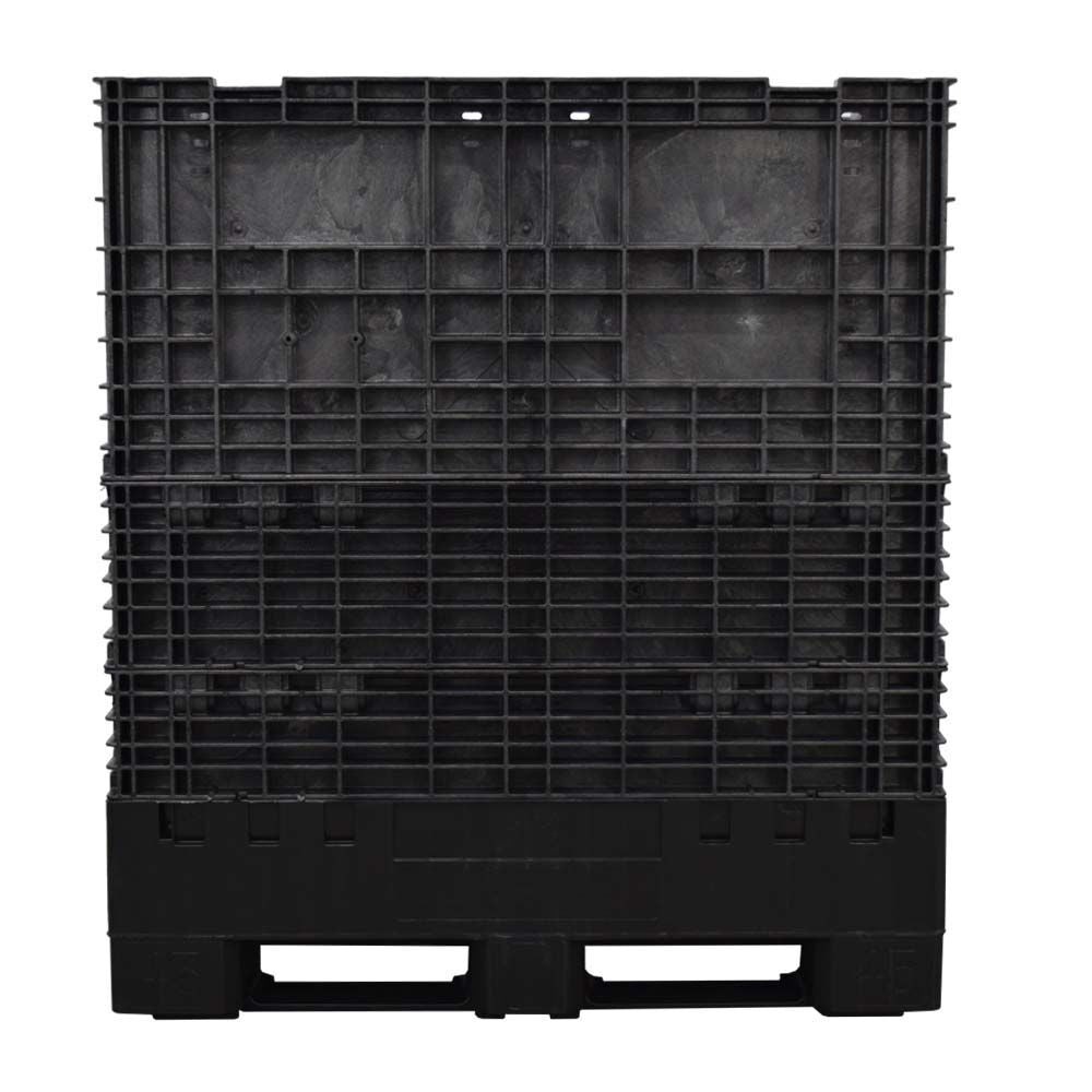 45x48x51 solid foor bulk container side view