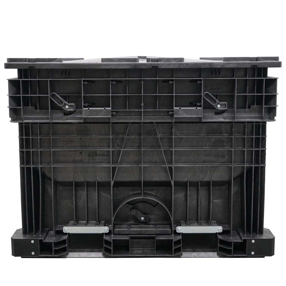 57" side view of the 57x45x41 seed box with lid