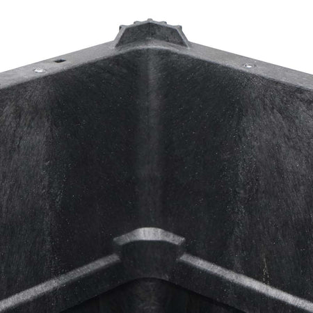 smooth inside of the 57x45x41 hopper bottom