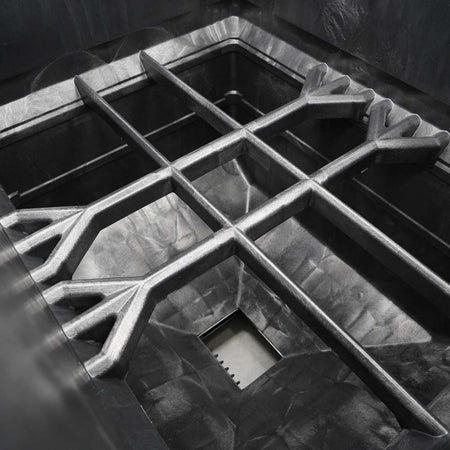 57x45x74 hopper bottom cross bar