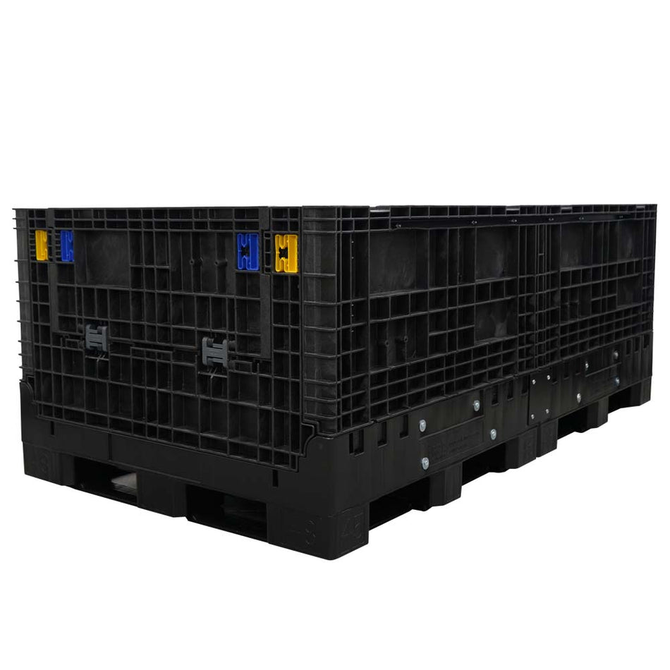 90" x 48" x 34" Medium-Duty Extended-Length Collapsible Bulk Container